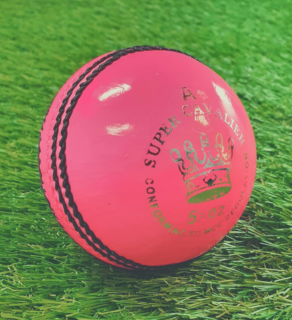 Middlesex - AJ Super Cavalier Cricket Ball - 5.5ozs (Pink)