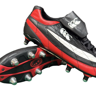 Canterbury Rampage black red rugby boots clearance UK - large sizes