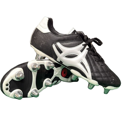 Gilbert Sidestep V10 black white rugby boots clearance UK - performance