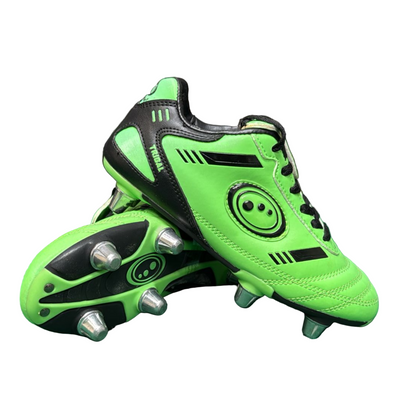 Optimum Tribal junior green rugby boots clearance UK - kids size 2