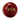 red cricket ball with gold text and design on a white background