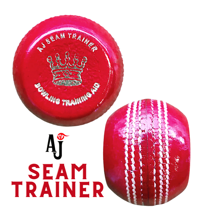 AJ Seam Trainer Cricket Ball (Red)