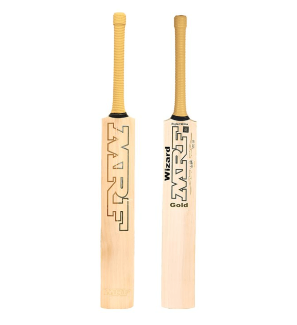 Null Bat Off MRF Wizard Gold Cricket Bat 20% Off | Cricket Sale UK – AJ Sports