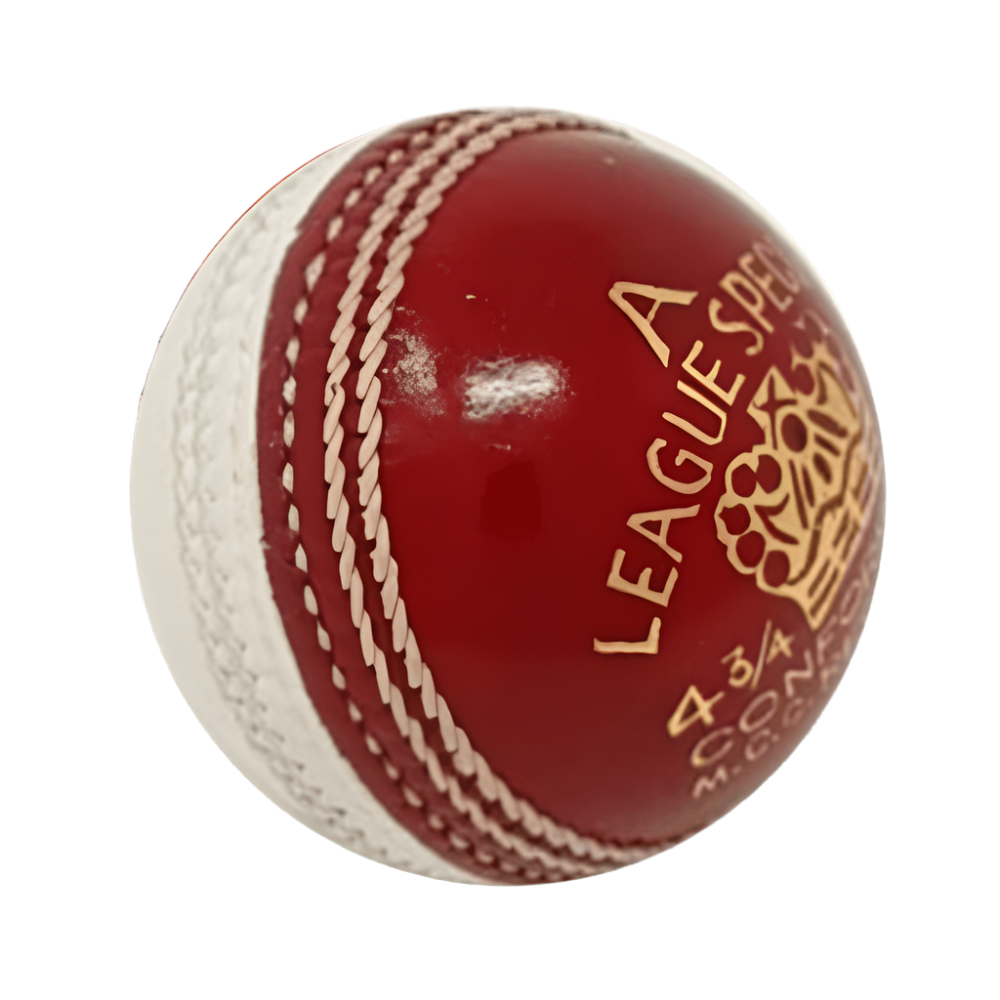 AJ League Special Training Cricket Ball - 4.75ozs (Red/White)