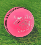 Middlesex - AJ Test Star Womens Cricket Ball - 5ozs (Pink)